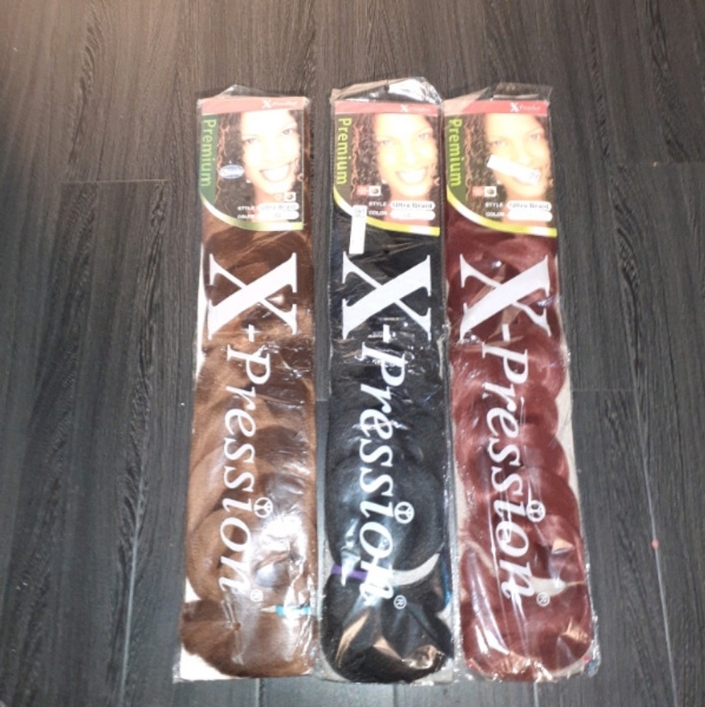 3 expression synthetic hair packages